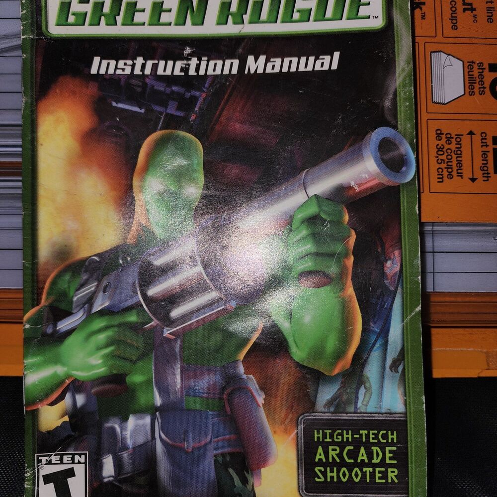 Army Men Green Rogue Instruction Manual for Playstation 2